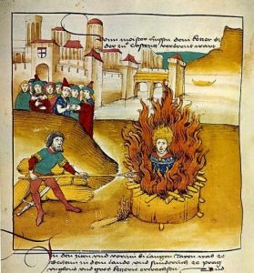 Diebold-Schilling-the-Older-Spiezer-Chronik-1485-Burning-of-Jan-Hus-at-the-stake-500x538-4